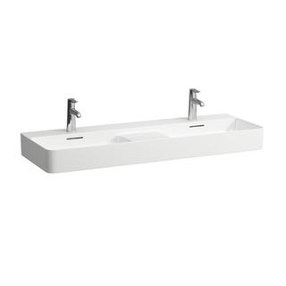 Laufen Waschtisch VAL 120x42cm, ubf., o ÜL, m 3 Hahnl., we. ma