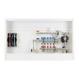 Strawa Regelstation FBR-18-V-W2-WMZ-CA Comfort, 12 Heizkreise, 1182x710-840mm