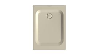 Duschwanne BetteUltra 8729 110x80x3,5cm, Mini-Wannenträger, beige