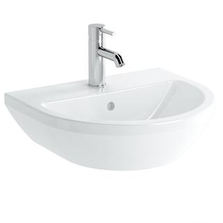 VitrA Waschtisch Integra 49,5x43cm, we V, m ÜL, 1 Hahnloch mittig