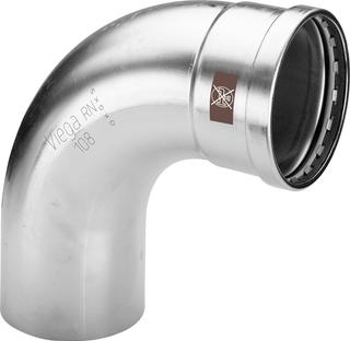 XL-Bogen Temponox 1716.1XL 90°, Stahl nicht rostend, SC-Contur, Einsteckende