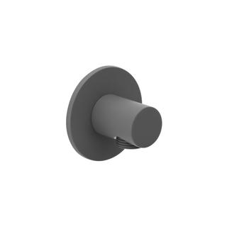 Herzbach Anschlussbog. Living Spa sev ro 1/2", Rosette d= 70mm, grau matt
