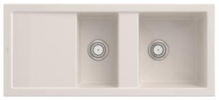 V&B Spüle Subway 80 m Abl.garn + Hand., crema CeramicPlus