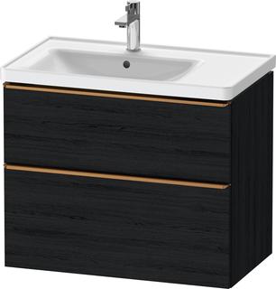 Duravit Waschtisch-Unterschrank D-Neo 78,4x45,2cm, 1 Kast, B L, b geb/Eiche sw