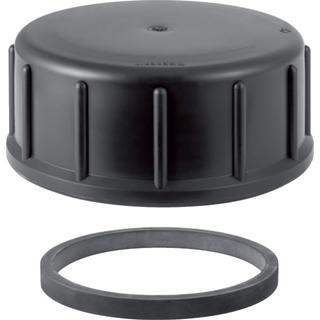 Geberit Verschlusskappe PE d= 90mm, mit Dichtung EPDM, PP