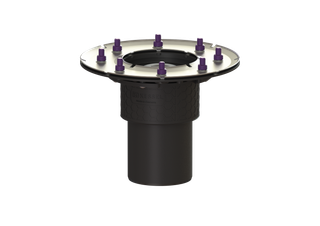 Kessel Bodenablauf-Grundkörper Ecoguss DN/DA 100/110, H 110mm, Abl. se, m PDF