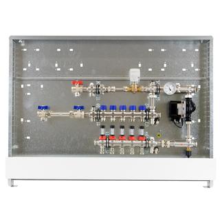 Strawa Mischstation FBM-63-HT2-H-WMZ-C69 8 HK, 1175x760-890mm, f Fußbodenheizung