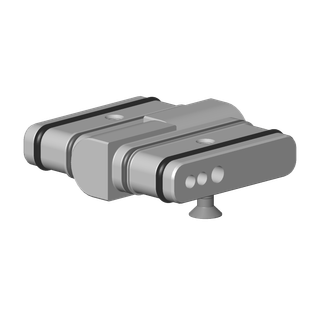 DO Gelenk für Bidet Ersatzteile 90240210300 35 x 30 x 38 mm chrom