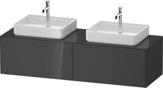 Duravit WT-Unterschrank White Tulip 160x55cm, 2 A, gr g, E bs/m Beleucht.