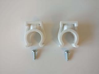 RE Rohr-Clip D 18mm mit Schraube (2x) 7669154