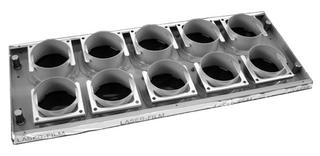 Zehnder Montageplatte ComfoCube zu APV-Verteilkasten 10x110
