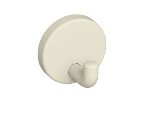 HEWI Wandhaken 801 reinweiß, Rosette d= 40mm, matt
