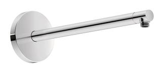 Duravit Brausearm 410mm, sw m, geb., Wandmont., Ros. eckig