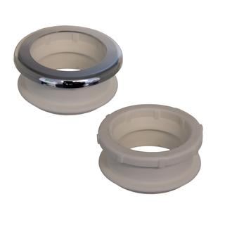 KÖRO Euro-WC-Verbinder 95S, 55mm, weiß, 45mm, ohne Rosette