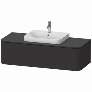 DU WTU HappyD2+ wandh.,354x1300x550mm 1Auszug,BP m.,gra. superm. f.ASB ES Ah.