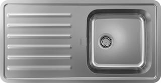 hansgrohe Einbauspüle S4111-F400 400/400 955x485mm, m Tropffl, man. ALG, ES