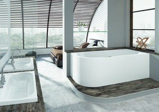Kaldewei Badewanne Meisterstück Centro Duo 1129 170 x 75 cm, links, eck, freistehend, weiß