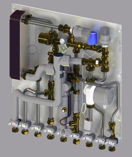 Uponor Combi Port M-Pro Wohnungsstation UFH 19 CB BP MS UL TL SS ZA 2C