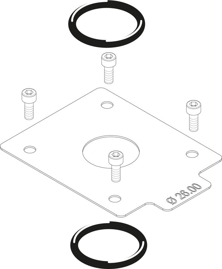 Artikelbild 1 des Artikels „BOSCH Ersatzteil TTNR: 8738805011 Gasdrossel VR4XX D = 26,00 mm everp “