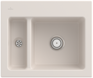 V&B Spüle Subway 60 XM m Abl.garn, Hand., crema CeramicPlus