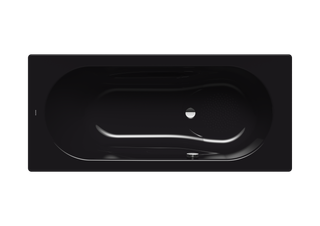 Kaldewei Badewanne VAIO SET 946 180x80cm, Antislip Perl-Effekt, schwarz