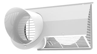 Zehnder Kombi-Außenwandgitter 400x224x204mm, rechts, Edelstahl weiß