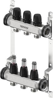 Uponor Vario S Verteilerbalken FM 3xG3/4 Euro - G1