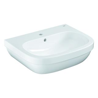 GROHE Waschtisch Euro Keramik 1 HL, m Ü, 59,5x48,2cm, aw PG/H Cl