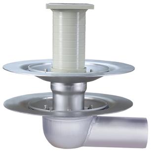 LORO Versal Kompl.-Balkonab. Serie K DN 70, Ausl stl 3G, Fl, o WMD, 2tlg, ES