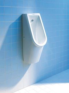 Duravit Urinal Starck 3 24,5x30cm, Zul. v hinten, Rimless, weiß