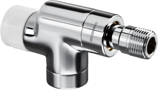 Oventrop Vorlauf-THM-Vtl. Baureihe E Axial, DN 15, Messing, anthrazit