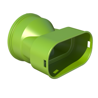 NIBE Anschlussadapter Oval 100 für Verteiler