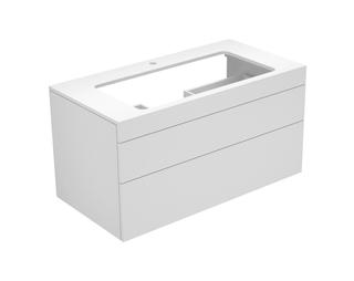 Keuco WT-Unterschrank Edition 400 31852 105x54,6x53,5cm, 2 AZ, m L, we/Trüf. mat