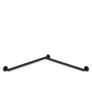 HEWI Duschhandlauf System 900 765x765mm, ES pulverbes sw matt, Ausf re