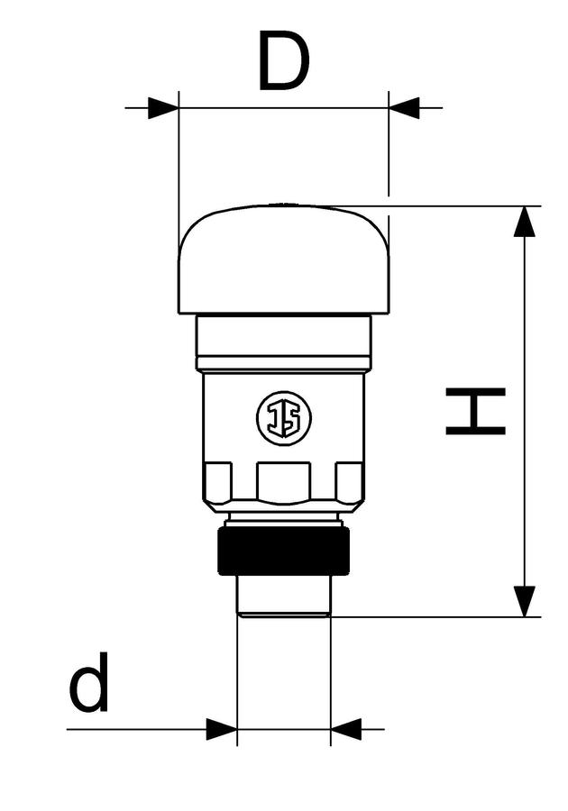Artikelbild 2 des Artikels „Schlösser Rohrbelüfter Bauform D 8211 DN 15, 3/4