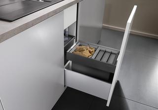 Blanco Abfallsystem FLEXON II 30/2 2 Beh., m Deckel, 2x 8 l, Deckel 8 l