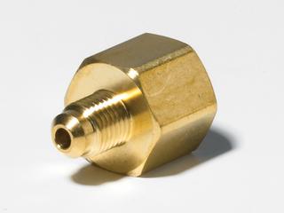 Danfoss Reduziernippel R 3/8 Inn. auf 1/4 Bördel, für RT-Geräte