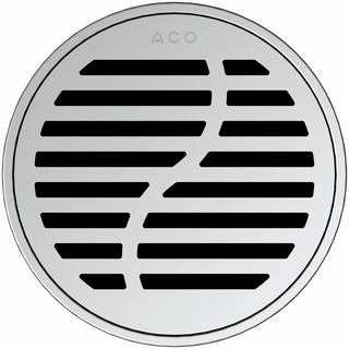 ACO Design-Rost Shower-Drain Wave d 126mm, lose eingelegt