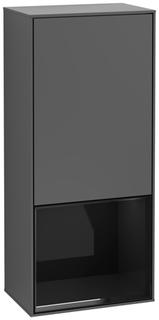 V&B Seitenschrank Finion 41,8x93,6cm, l, Rg u glo bla, Anthrac. m