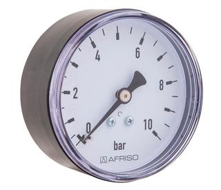 Afriso Rohrfedermanometer RF 63 axial 0/16 bar, G 1/4 B, Gehäuse-d= 63mm