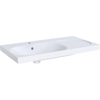 Geberit Waschtisch Acanto 90x48,2cm, Abl re, m Hahnl., m ÜL, we.