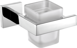 AR Becherhalter, CUBUS, Edelstahl, 127x85x115 mm, AP, hgl, Glasbecher