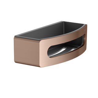 Keuco Duschablage Elegance 239x105mm, her Kst-Eins, Rot ge / anthr.
