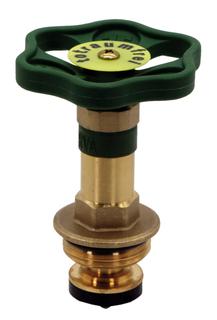 Schlösser KFR-Ventil-Oberteil 1821 DN 25, G 1, MS, nichtsteigende Spindel