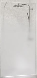 Kinedo Walk In Solo Design Plus 100 Re Profil Weiß Glas CosmosXL 6mm H200cm