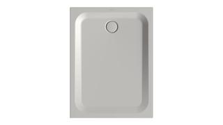 Duschwanne BetteUltra 1260 120x90x3,5cm, Antirutsch/Pro, silver