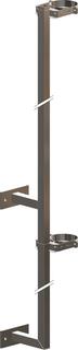 ATEC Kragarm DN 110/160, PP, Edelstahl blank