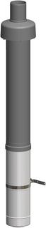 ATEC Dachhochführung PolyCase konz., m Adapter, DN 100/150, schwarz