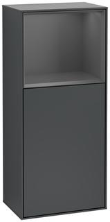 V&B Seitenschrank Wandbeleuchtung Finion 41,8cm, r, LS, Rg A m Lac, md bl. m Lac