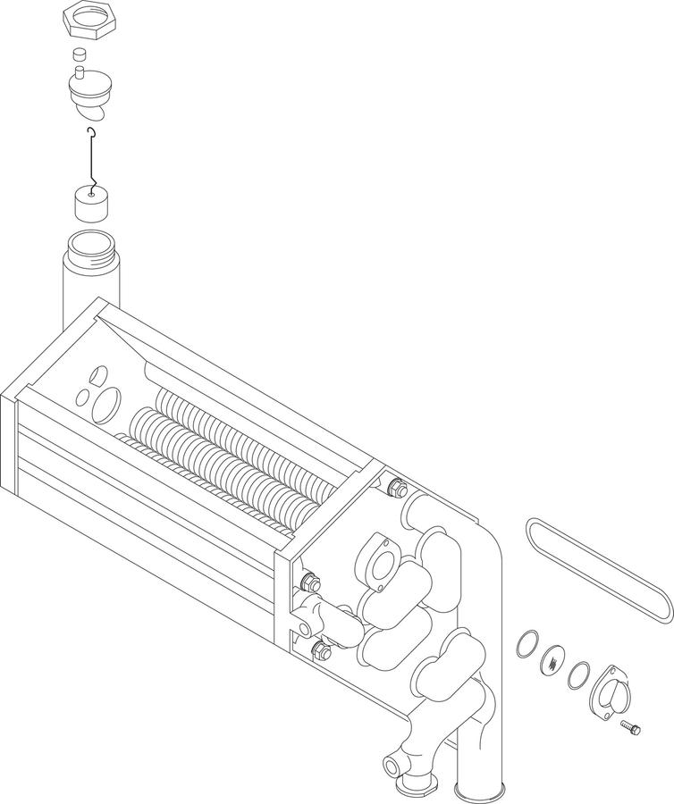 Artikelbild 1 des Artikels „BOSCH Ersatzteil TTNR: 73031 Wärmetauscher 23/24W (mit Dichtung) “